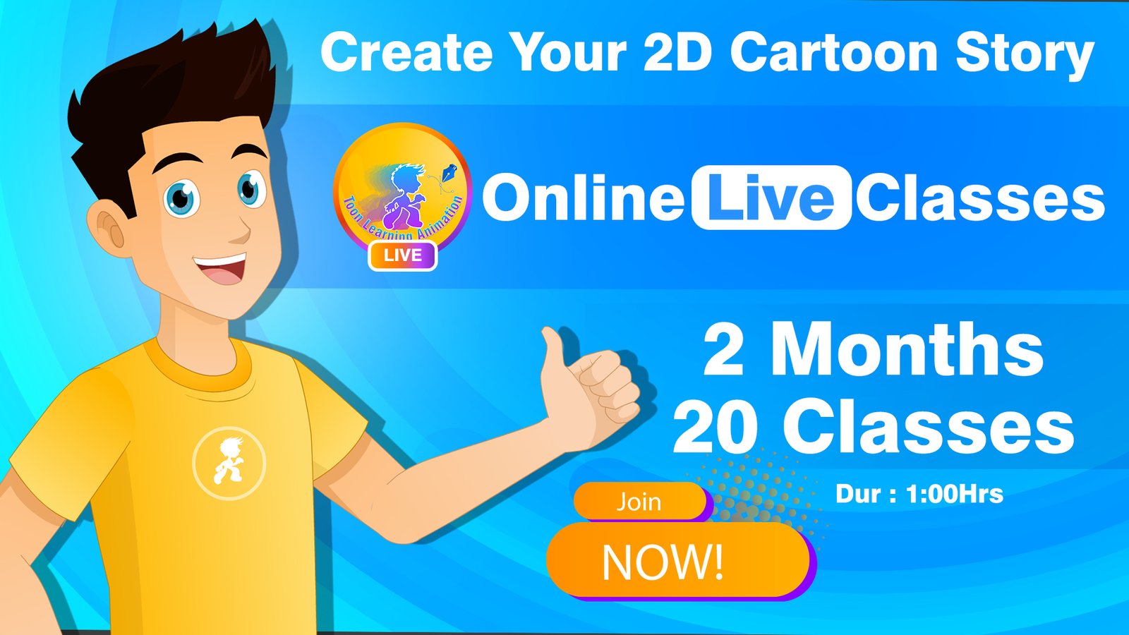 Online 🔴 Live 2D Animation Course (Full Animation Story Making Classes) Hindi