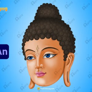 Budh Dev (Animated PSD Head)