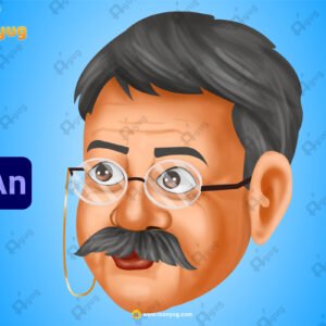 Jamidar (Animated PSD Head)