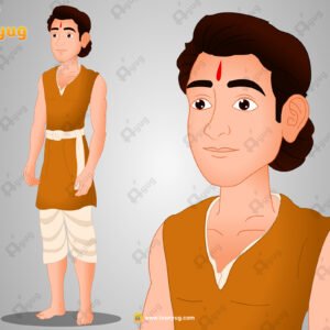 Young Village Man Rigged Character - For Professional