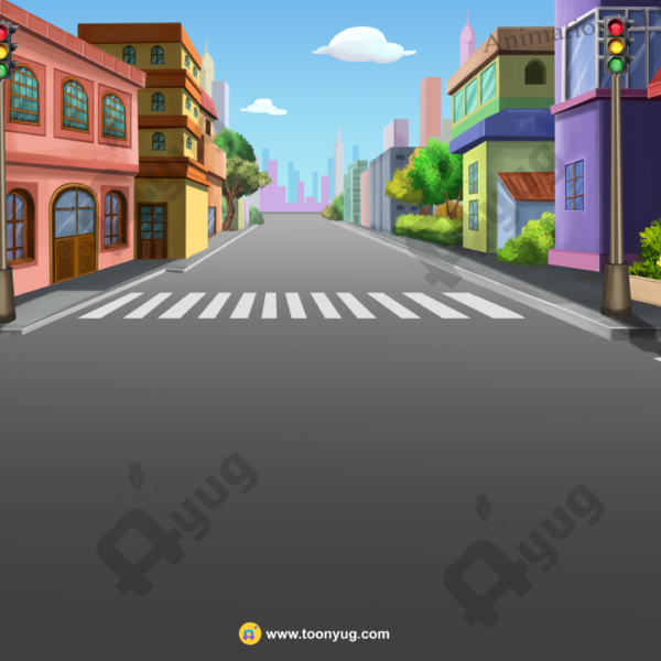 Cityscape Background - Road Background - Quality 4k