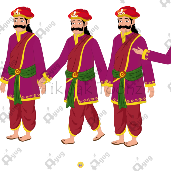 King's Mantri Animated Character