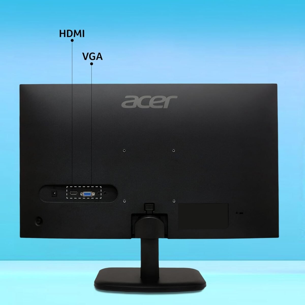 Acer EK240Y G0 23.8 Inch IPS Full HD 1920x1080 Backlit LED LCD Monitor I 1 MS VRB, 120Hz Refresh I 250 Nits I Zero Frame I HDMI & VGA Ports with HDMI Cable I Adaptive Sync I Eye Care Features (Black) - Image 3