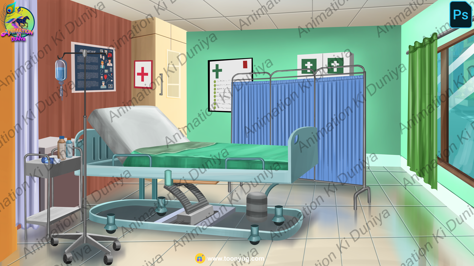 Inside Hospital - Hospital Background - High Quality
