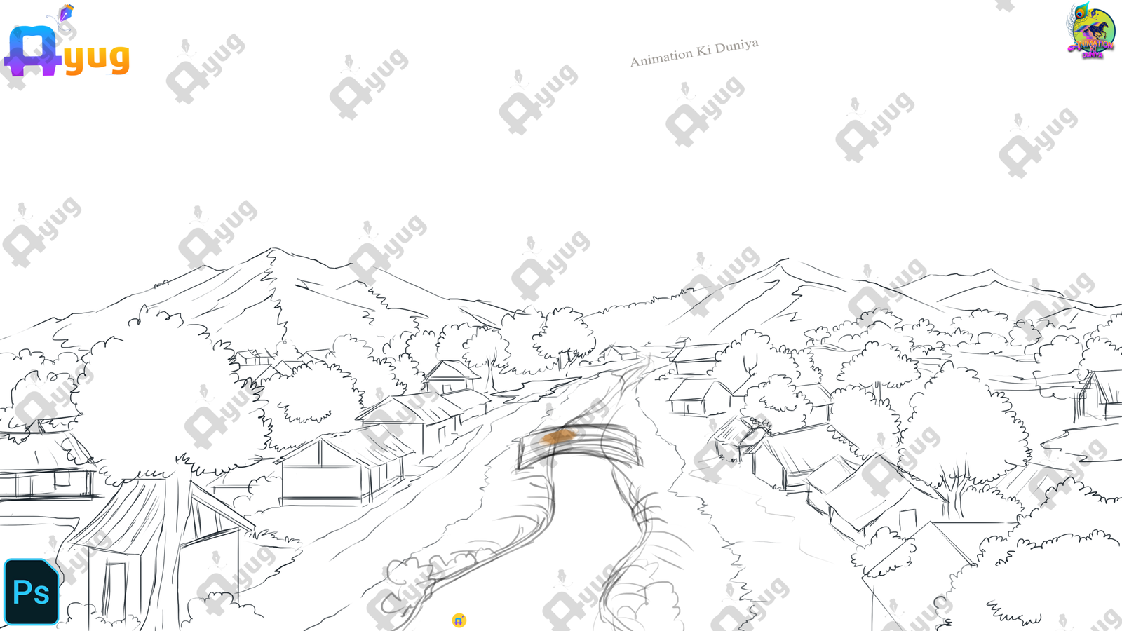 Village Background - Top View Background - Top village Background - River bg -Quality 4k - Image 2