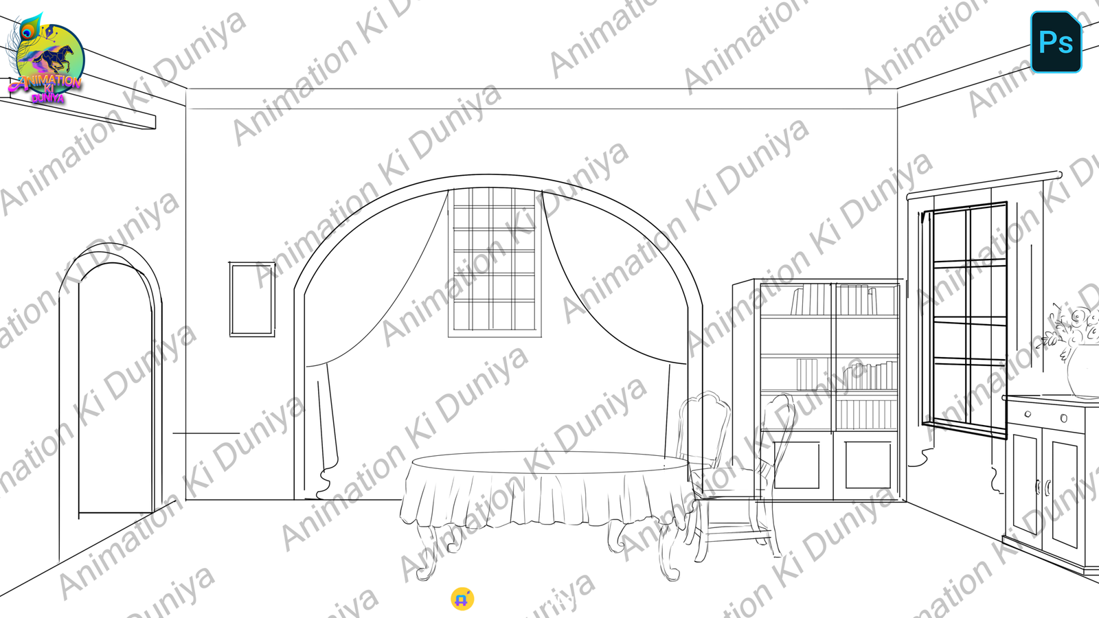 Hall - Dining table room - Inside Hall - High Quality - Image 3