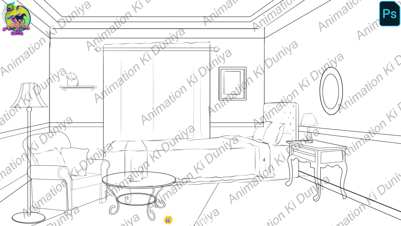 Inside Bedroom - Interior Room Background - Quality 4k - Image 3