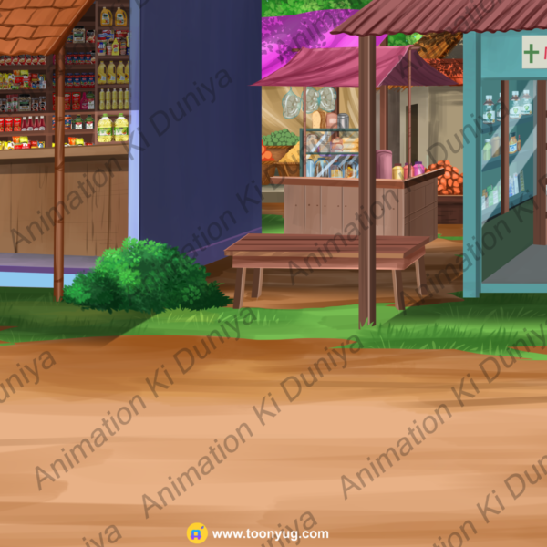Village Market Background - village Bajar Bg