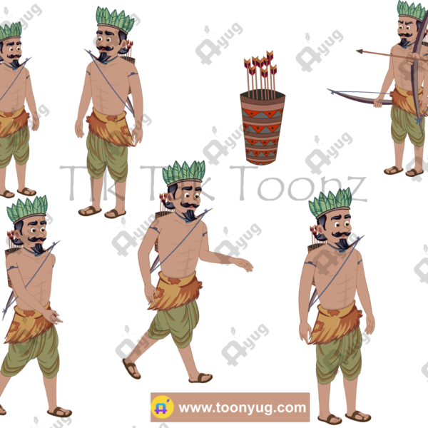 Junglie Shikari Animated Human Character