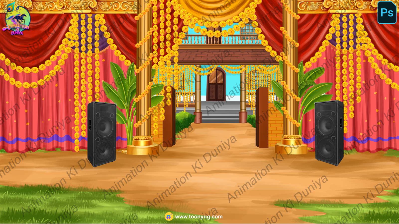 Wedding House Background - Wedding Bg