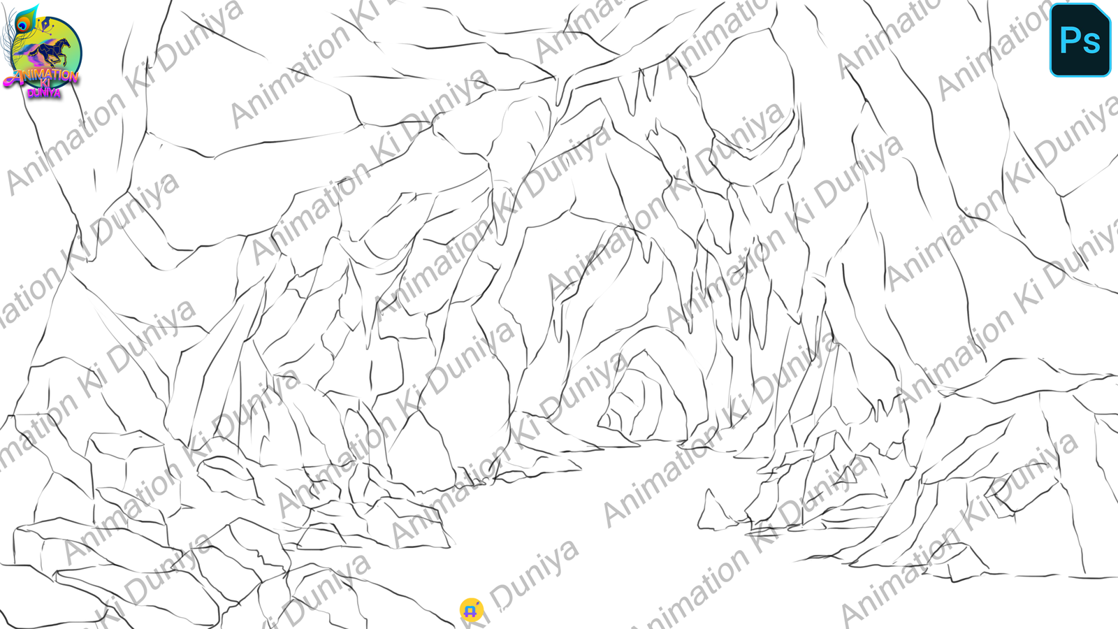 Inside Cave PSD Background - Image 3