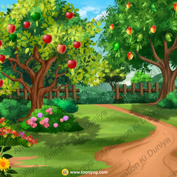 Fruit Garden Background