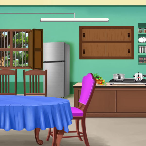 Indian Kitchen PSD Background