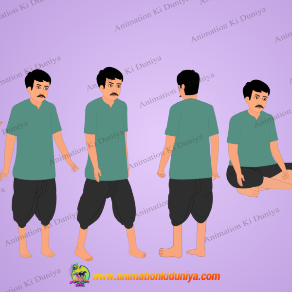 Village Man Character