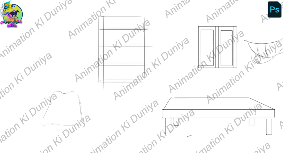 12 Village Room Inside PSD High Quality Backgrounds - Image 17