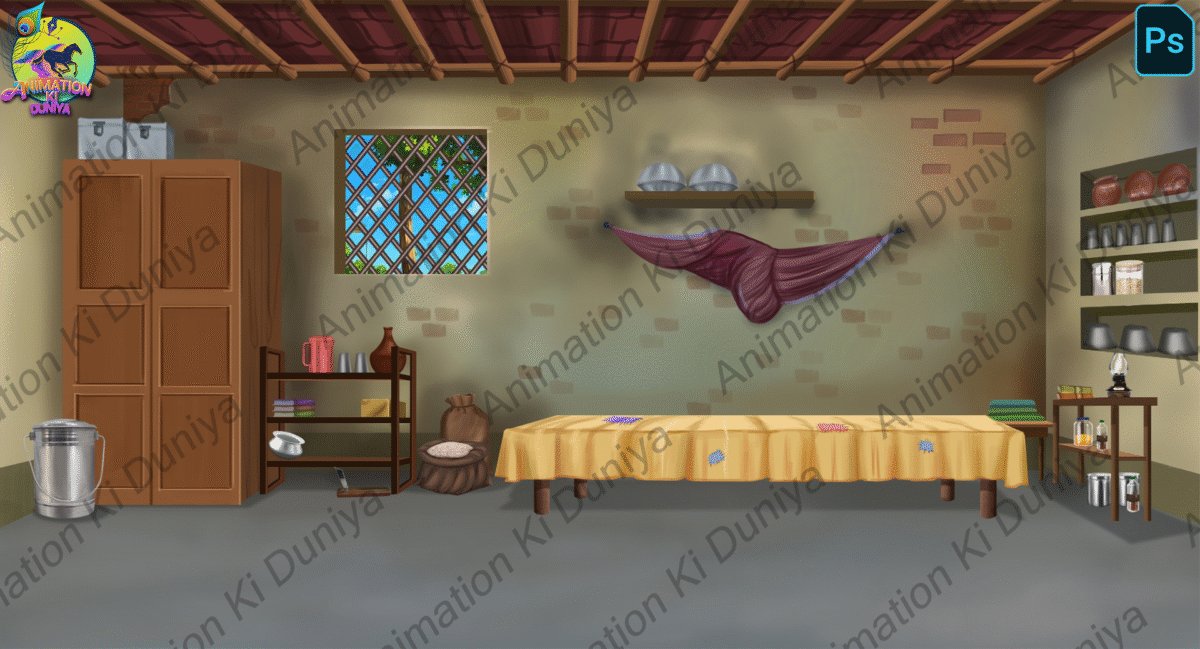 12 Village Room Inside PSD High Quality Backgrounds - Image 20