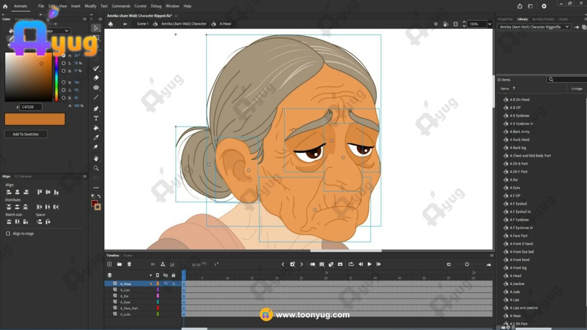 Amrika (Fruite Seller) "Rigged and Animated" Character - Krishn Series Characters - Image 4