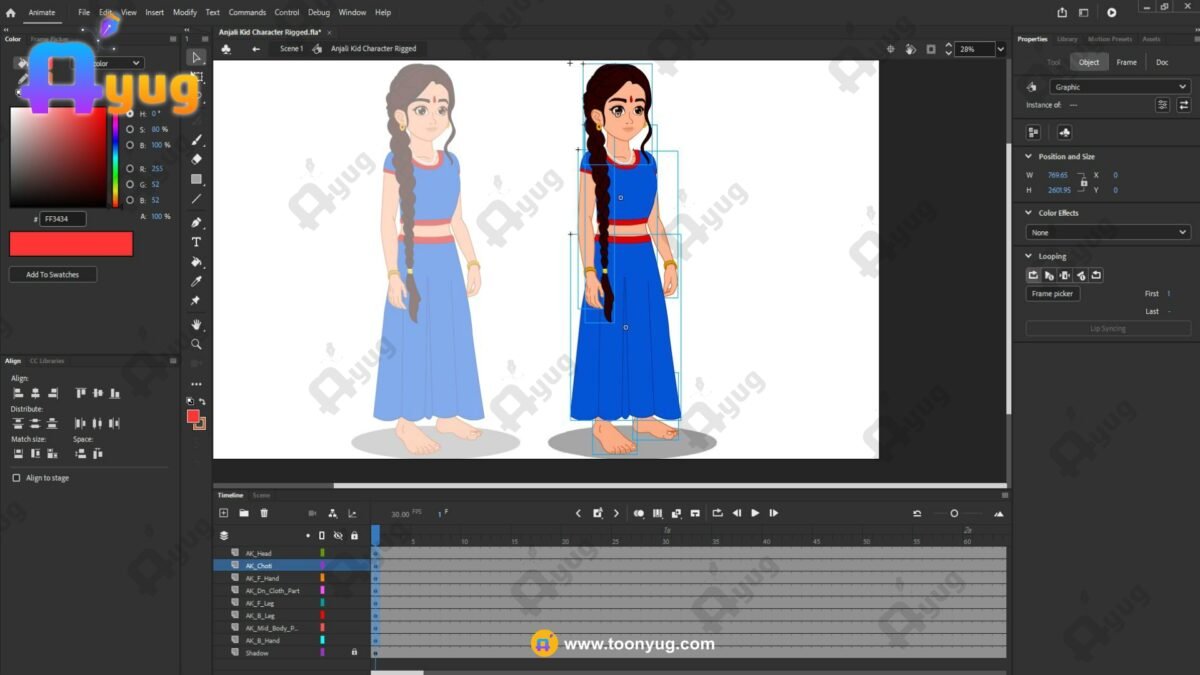 Anjani "Rigged and Animated" Character - Krishn Series Characters - Image 3