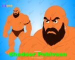 Chadoor Pehlvaan "Rigged and Animated" Character - Krishn Series Characters