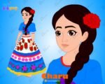 Charu "Rigged and Animated" Character - Krishn Series Characters