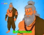 Kalyevaan Raksash "Rigged and Animated" Character - Krishn Series Characters