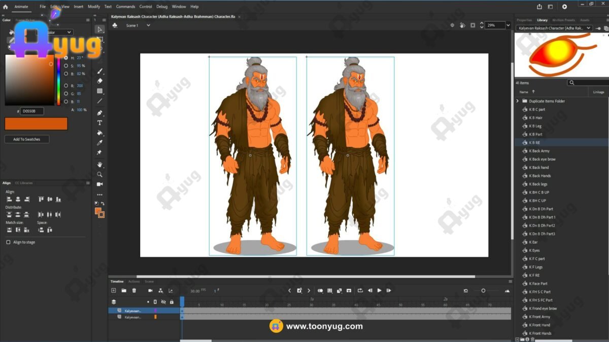 Kalyevaan Raksash "Rigged and Animated" Character - Krishn Series Characters - Image 3