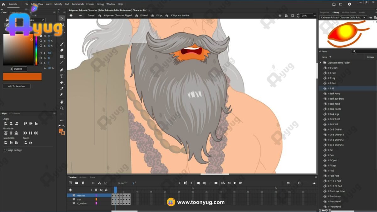 Kalyevaan Raksash "Rigged and Animated" Character - Krishn Series Characters - Image 7