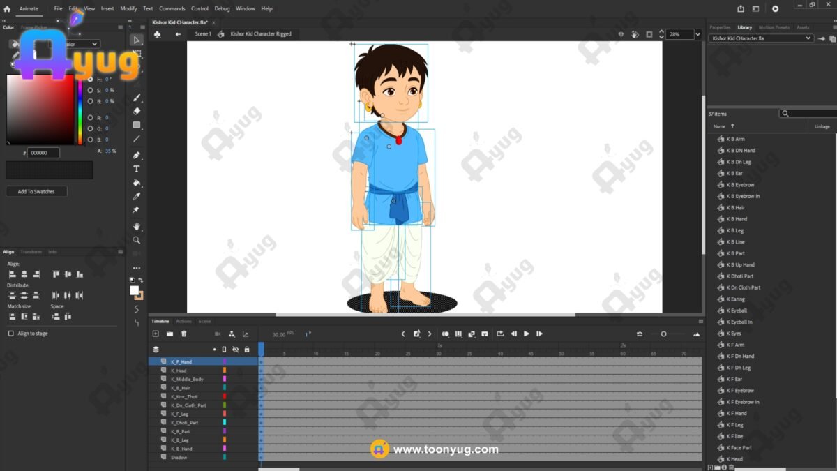 Kishor Kid "Rigged and Animated" Character - Krishn Series Characters - Image 3
