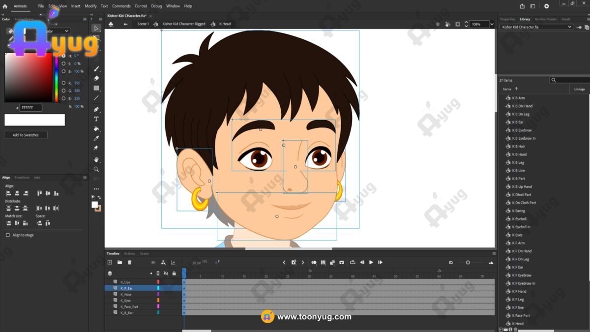 Kishor Kid "Rigged and Animated" Character - Krishn Series Characters - Image 4