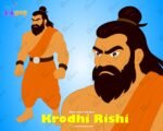 Krodhi Rishi "Rigged and Animated" Character - Krishn Series Characters