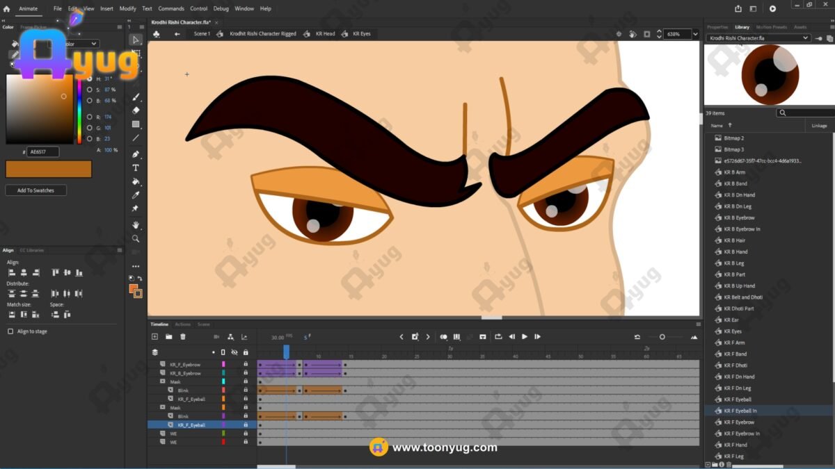 Krodhi Rishi "Rigged and Animated" Character - Krishn Series Characters - Image 4