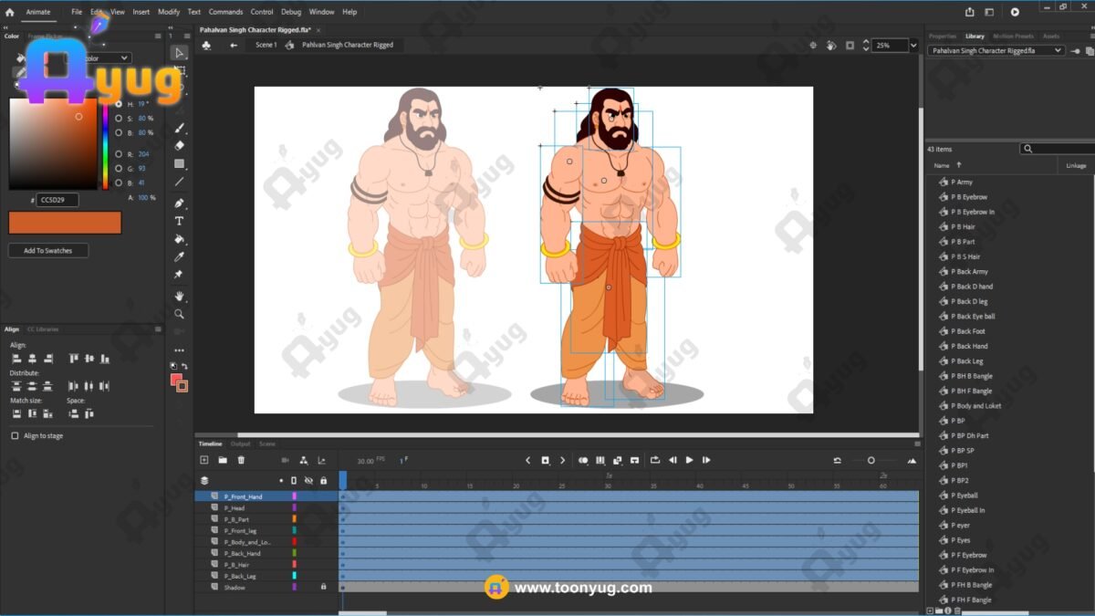 Pehlvaan Singh "Rigged and Animated" Character - Krishn Series Characters - Image 4