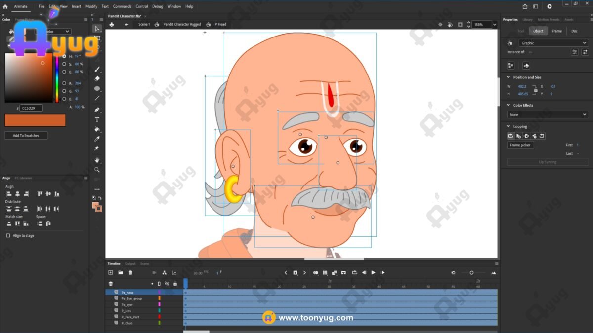 Pandit "Rigged and Animated" Character - Krishn Series Characters - Image 4