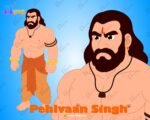 Pehlvaan Singh "Rigged and Animated" Character - Krishn Series Characters