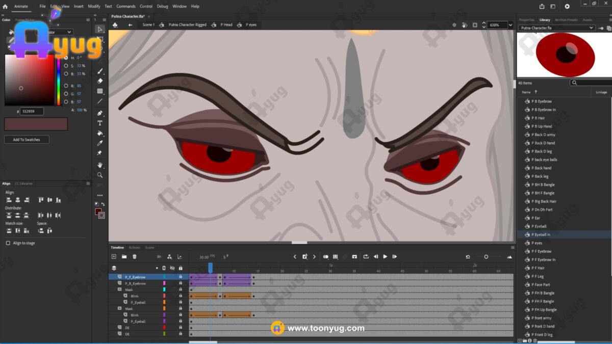 Putna Raksashni "Rigged and Animated" Character - Krishn Series Characters - Image 5