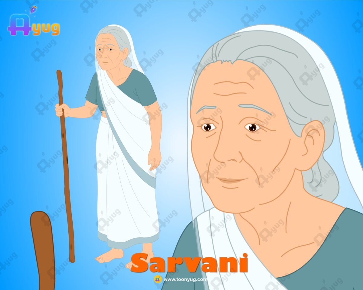 Sarvani "Rigged and Animated" Character - Krishn Series Characters - Image 1
