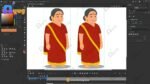 Savitri Old Woman "Rigged and Animated" Character - Krishn Series Characters - Image 3