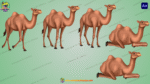 Camel ( ऊंट oont ) Cartoon Character