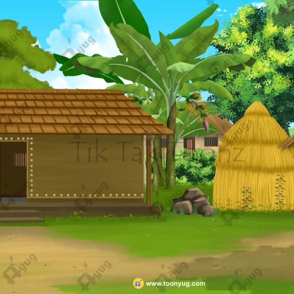 Indian Village House PSD High Quality Background