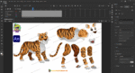 Tiger ( बाघ Bagh ) Cartoon Character - Image 2