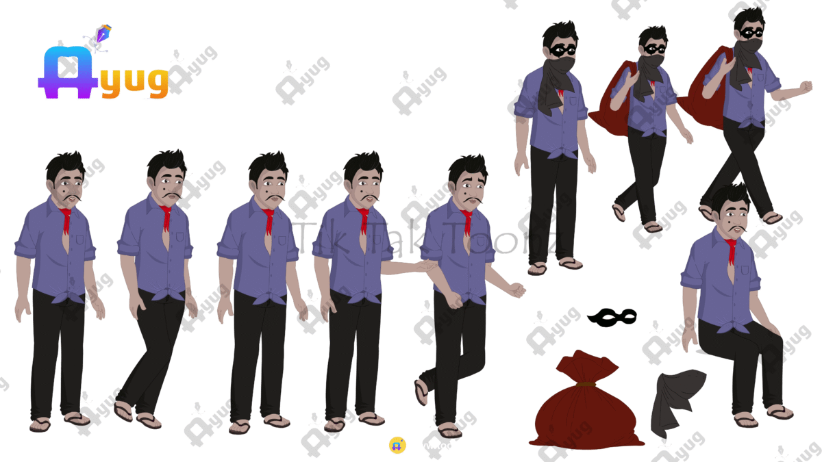 10+ King Family + 16 Village Man And Woman Pack Animated Human Character Bundle - Image 13