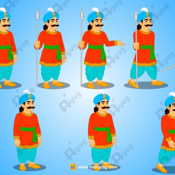 Dwar Pal Rigged and Animated Character