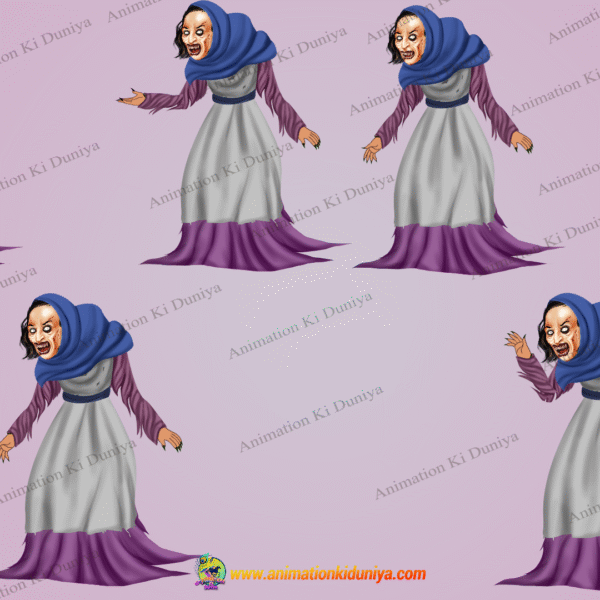 Ghost ( Horror Character ) “Rigged and Animated” Character