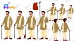 10+ King Family + 16 Village Man And Woman Pack Animated Human Character Bundle - Image 14