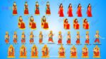 2 Kings and 2 Queens Animated Characters Set - Royal Period - Image 2