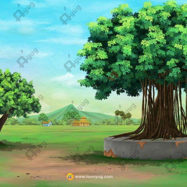2 Trees and Chaupal - PSD Background