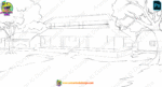 Indian Village House View PSD High Quality BAckground - Image 2