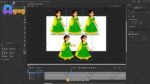 Green Suit Girl Rigged and Animated Character - Royal Period - Image 3