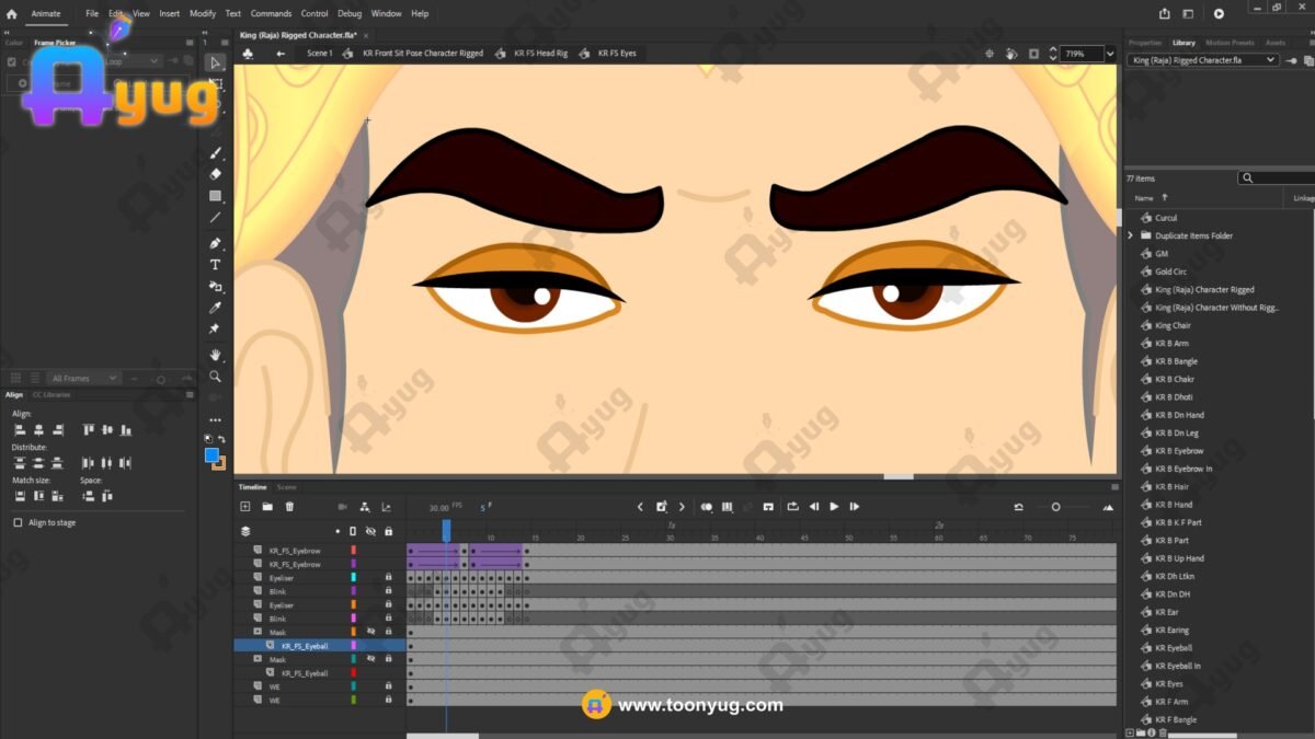 King (Raja) Rigged and Animated Character - Royal Period - Image 4