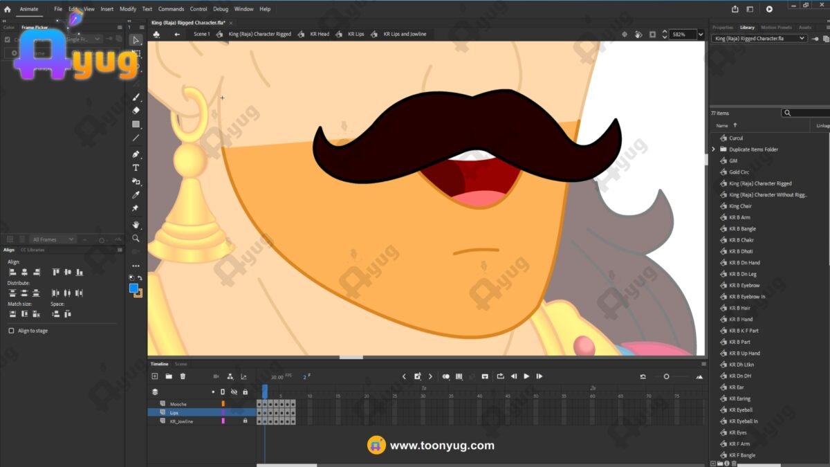 King (Raja) Rigged and Animated Character - Royal Period - Image 7
